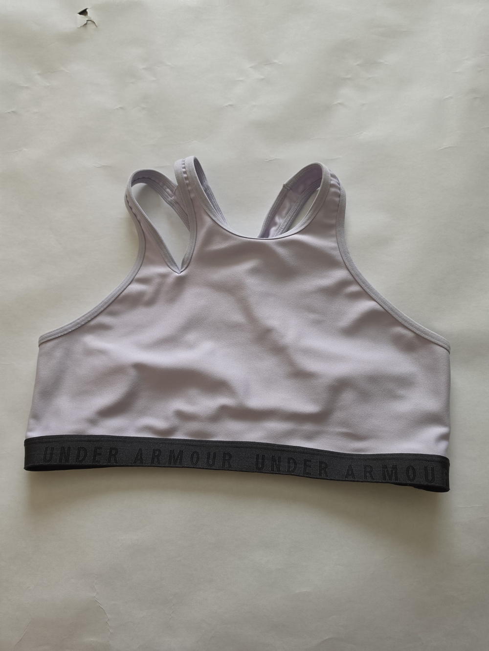 Under Armour Lavender Sports Bra with Branded Black Band